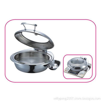 Oval Chafing Dish with Glass Lid (H121231/H121241)